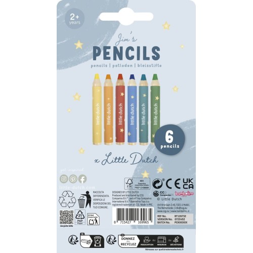 LÁPICES GRUESOS COLORES JIM