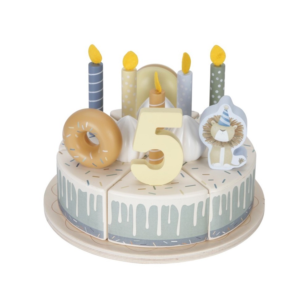 PASTEL DE CUMPLEAÑOS AZUL FSC