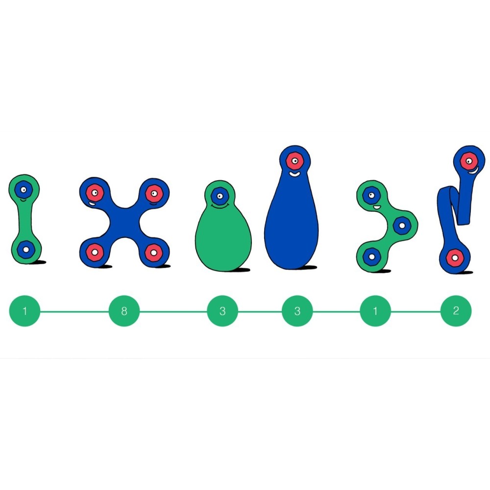 ITSY PACK- VERDE/AZUL