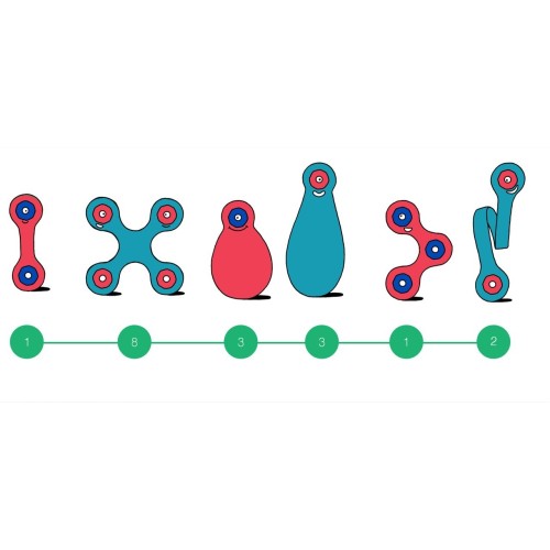 ITSY PACK-FLAMINGO/TURQUESA