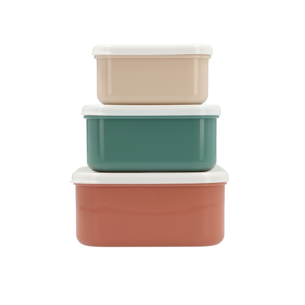 3 CAJAS ALMUERZO GEOMETRIC NATURE