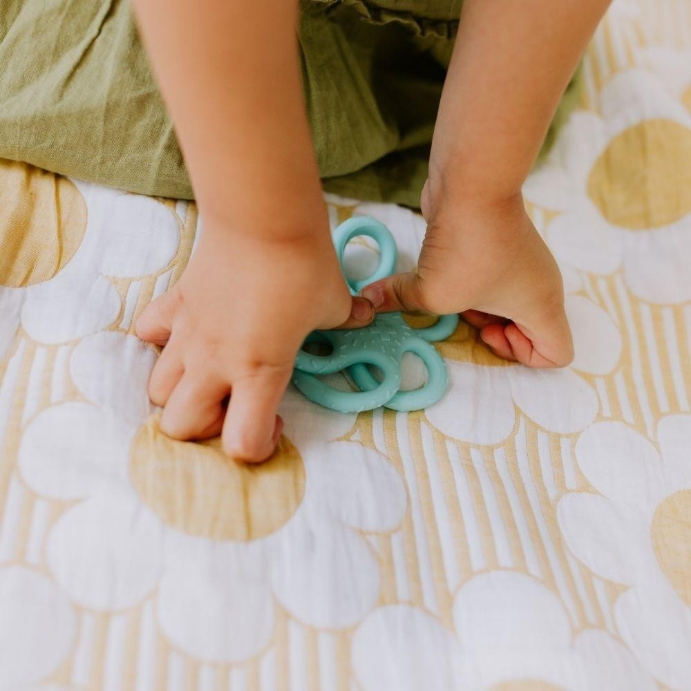 2 SENSORY BALLS BLUE & MINT AZUL