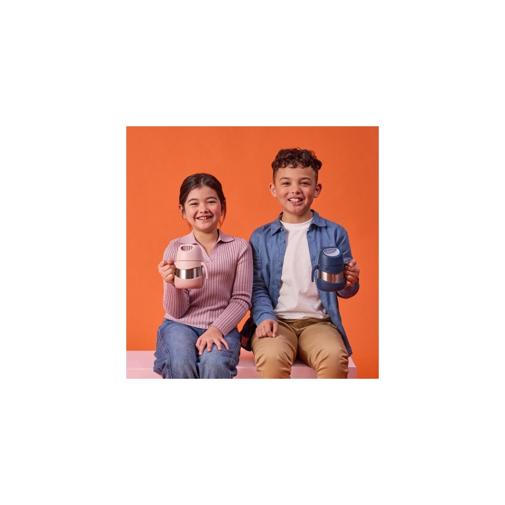 TERMO CON CUCHARA ROSA EMPOLVADO