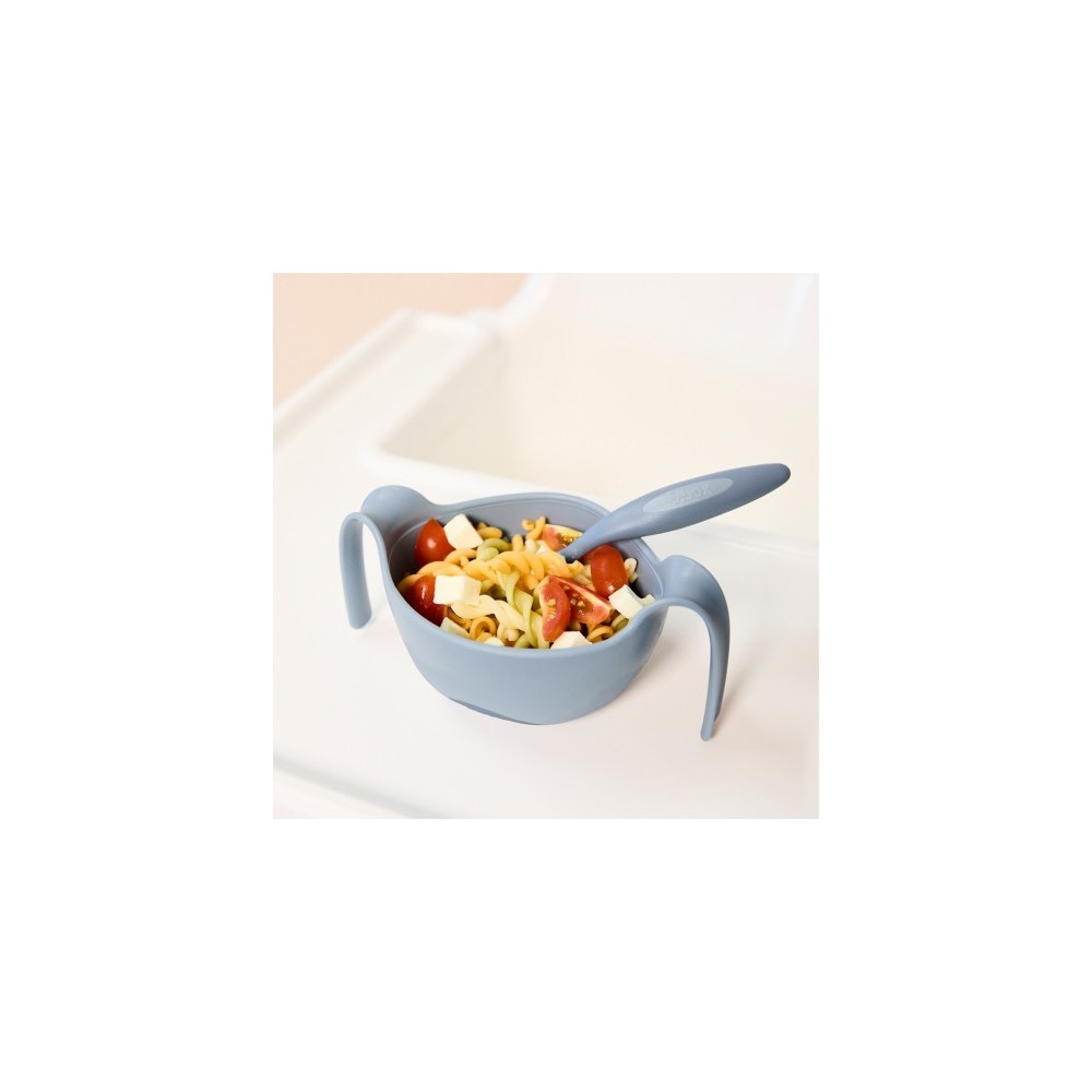 CUBIERTOS INFANTILES CON CAJIT AZUL CLARO