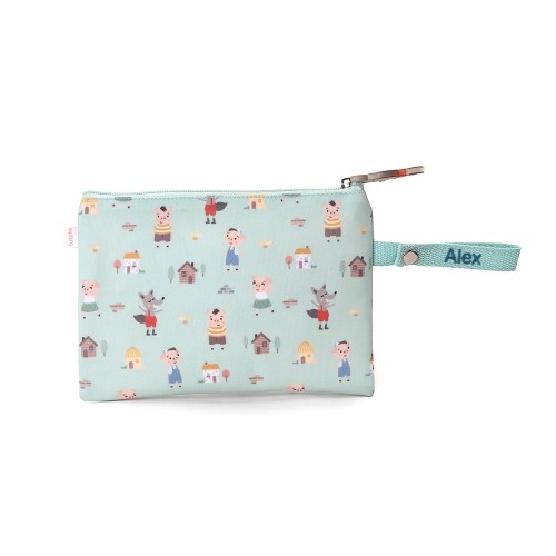 FUNDA PARA BOCADILLO LOS 3 CERDITOS