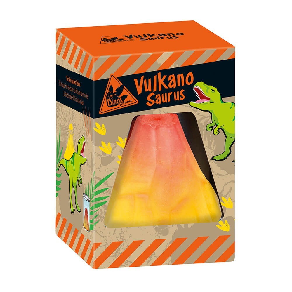 DINOS. VOLCAN CON DINO