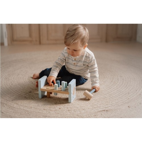 BANCO DE GOLPEO FOREST FRIENDS AZUL