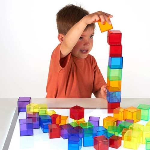 JUEGO DE CUBOS TRANSLUCIDOS