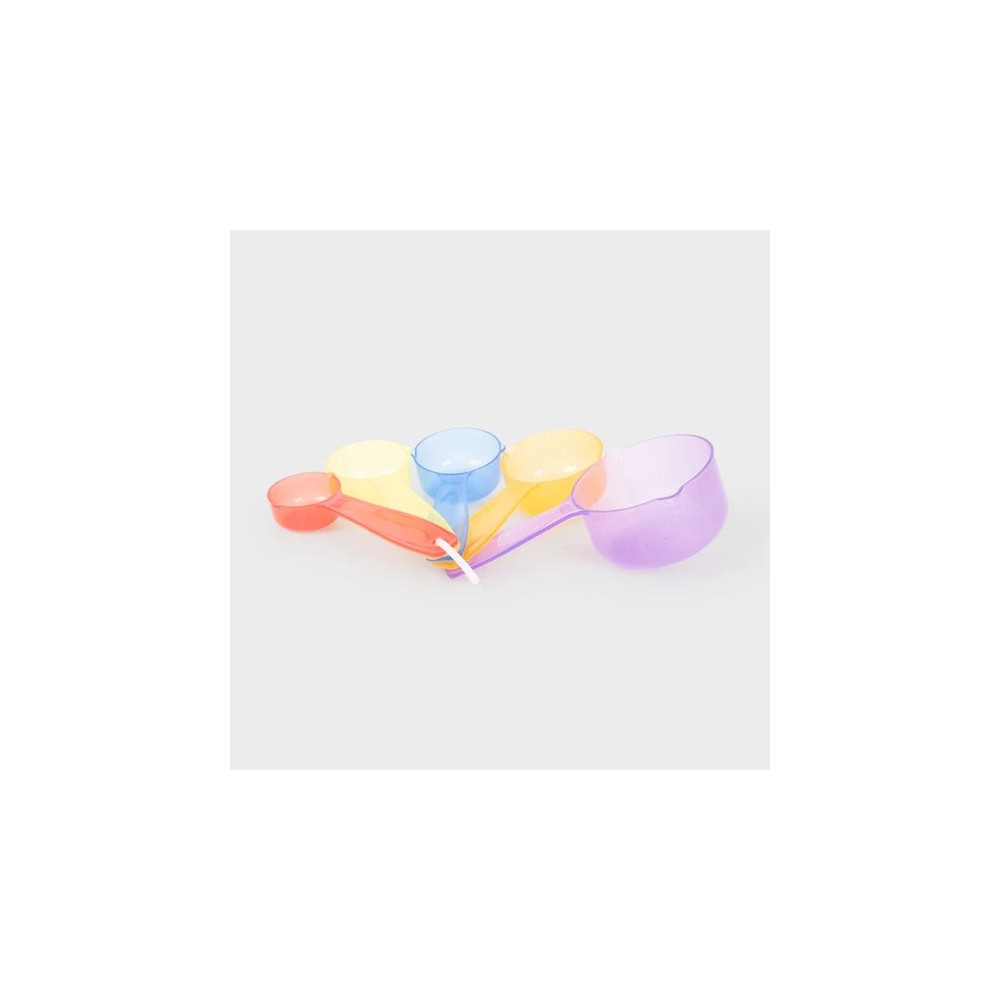 TAZA MEDIDORA DE COLOR TRANSLUCIDO 5 U.