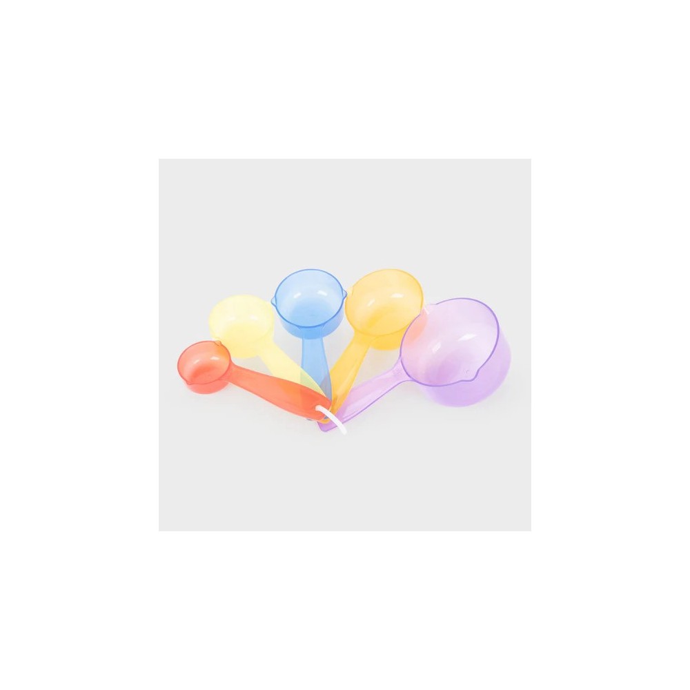 TAZA MEDIDORA DE COLOR TRANSLUCIDO 5 U.