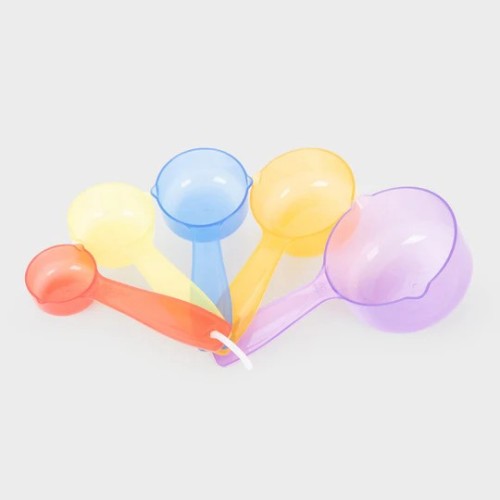 TAZA MEDIDORA DE COLOR TRANSLUCIDO 5 U.