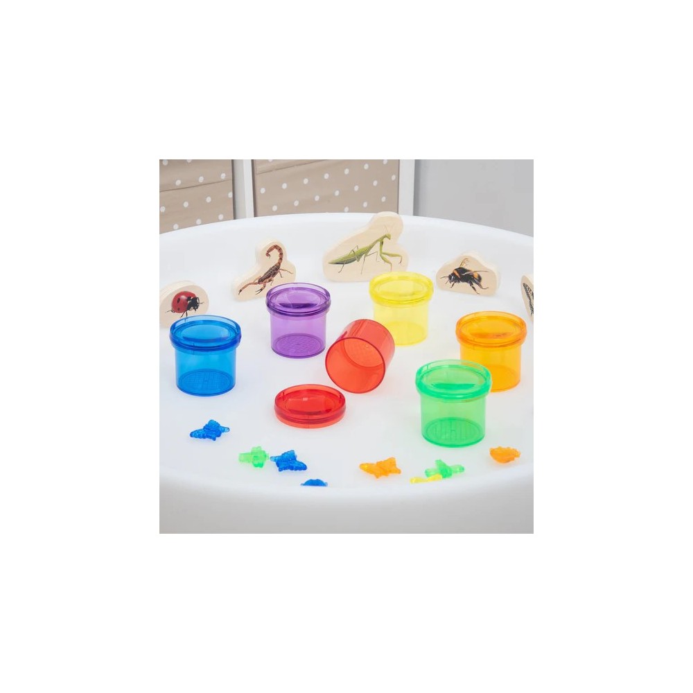 VISORES DE COLOR TRANSLUCIDOS 6 U. 2