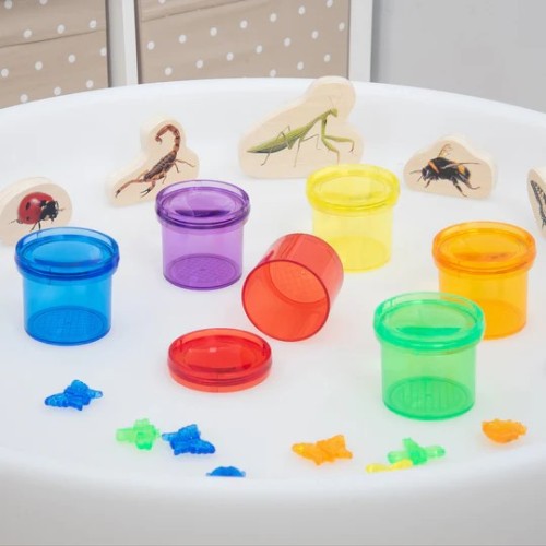 VISORES DE COLOR TRANSLUCIDOS 6 U.