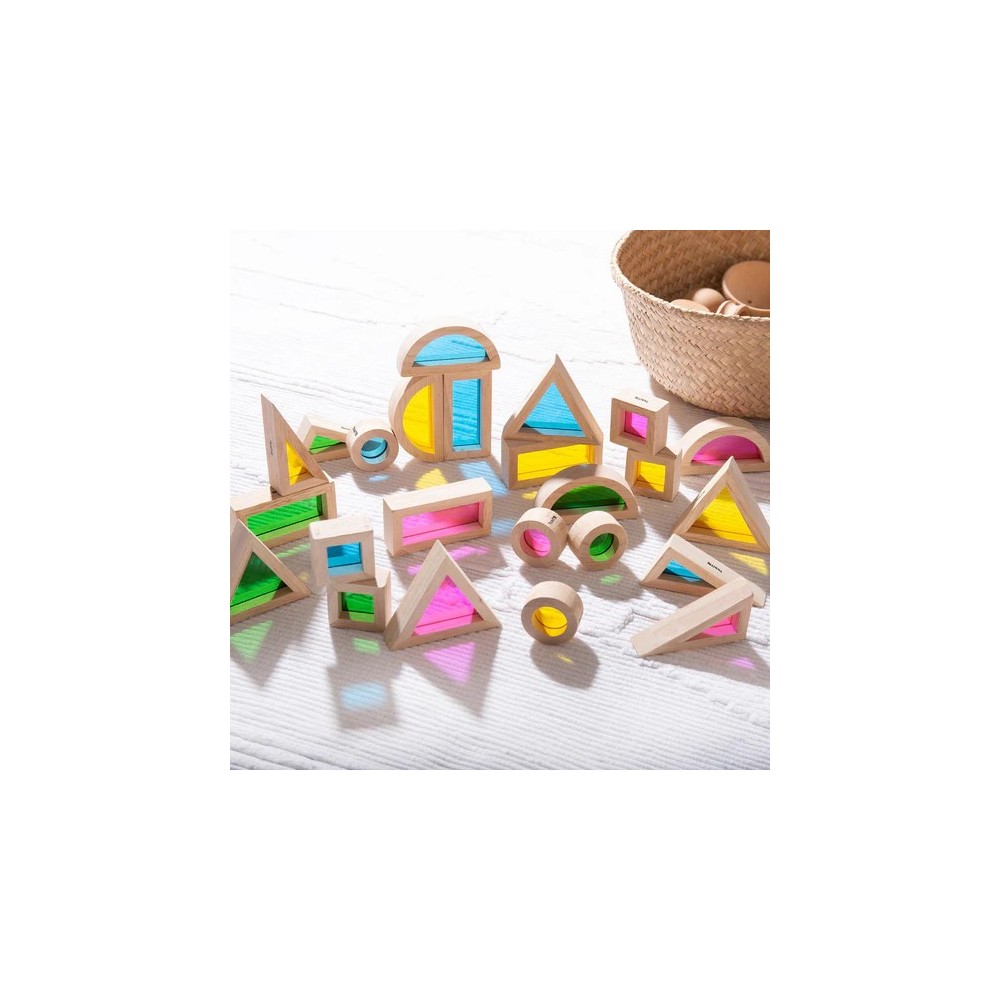 JUEGO DE BLOQUES ARCOIRIS