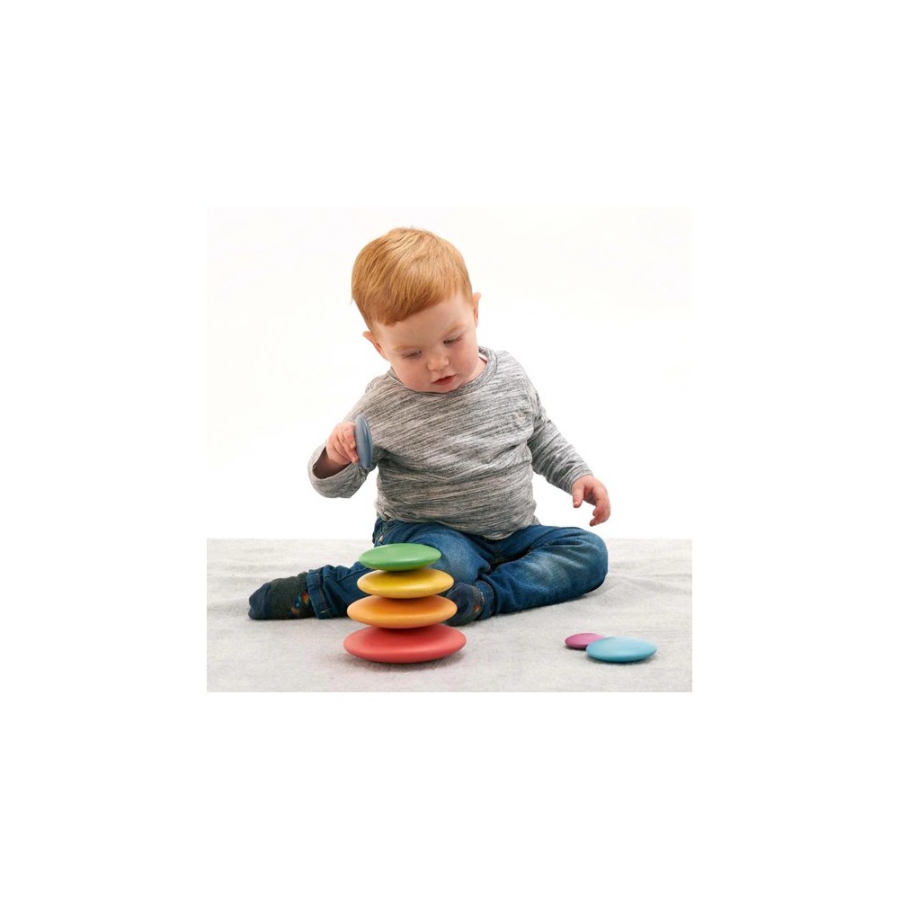 RAINBOW WOODEN BUTTONS