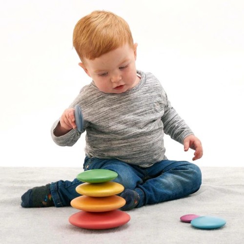 RAINBOW WOODEN BUTTONS
