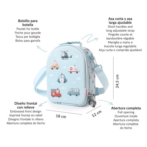 BOLSA MERIENDA 3 D CITY CARS