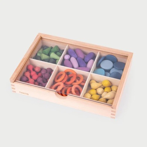 WOODEN TREASURES SORTING SET