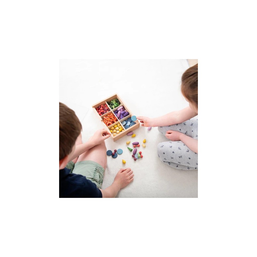 WOODEN TREASURES SORTING SET