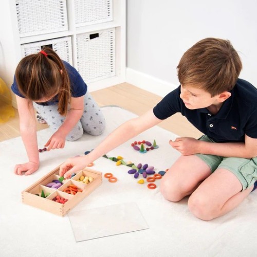 WOODEN TREASURES SORTING SET