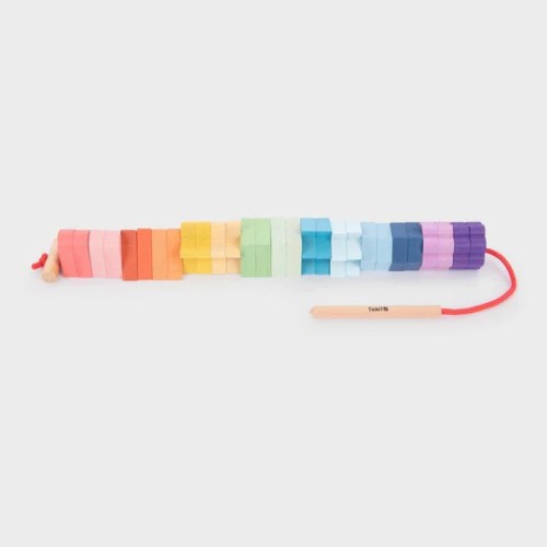 RAINBOW WOODEN LACING SHAPES