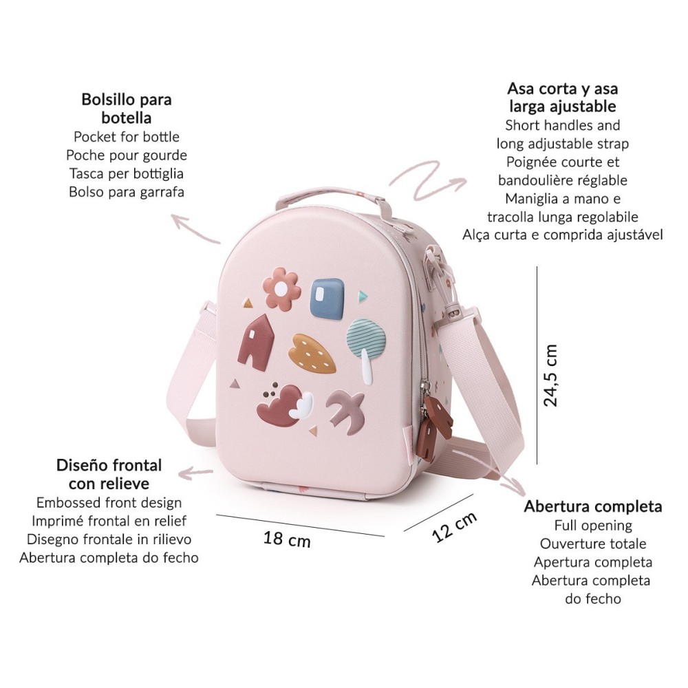 BOLSA MERIENDA 3 D GEOMETRIC NATURE