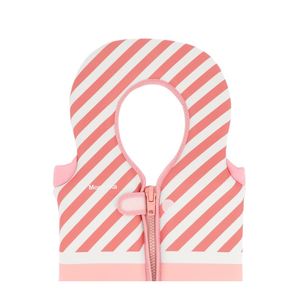 CHALECO FLOTACION APRE, 1-2 AÑOS  STRIPE BLOOM BLUSH