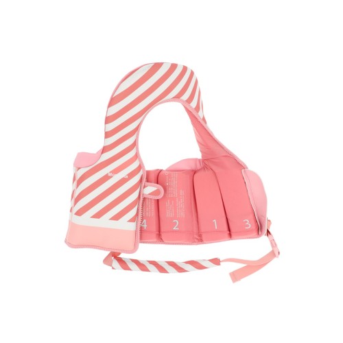 CHALECO FLOTACION APRE, 1-2 AÑOS  STRIPE BLOOM BLUSH