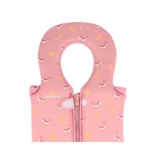 CHALECO FLOTACION APRE, 1-2 AÑOS WHALE PINK