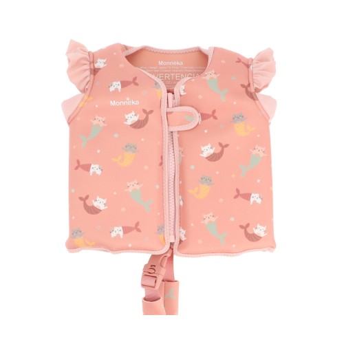 CHALECO FLOTADOR APRENDIZAJE MERMAID CATS