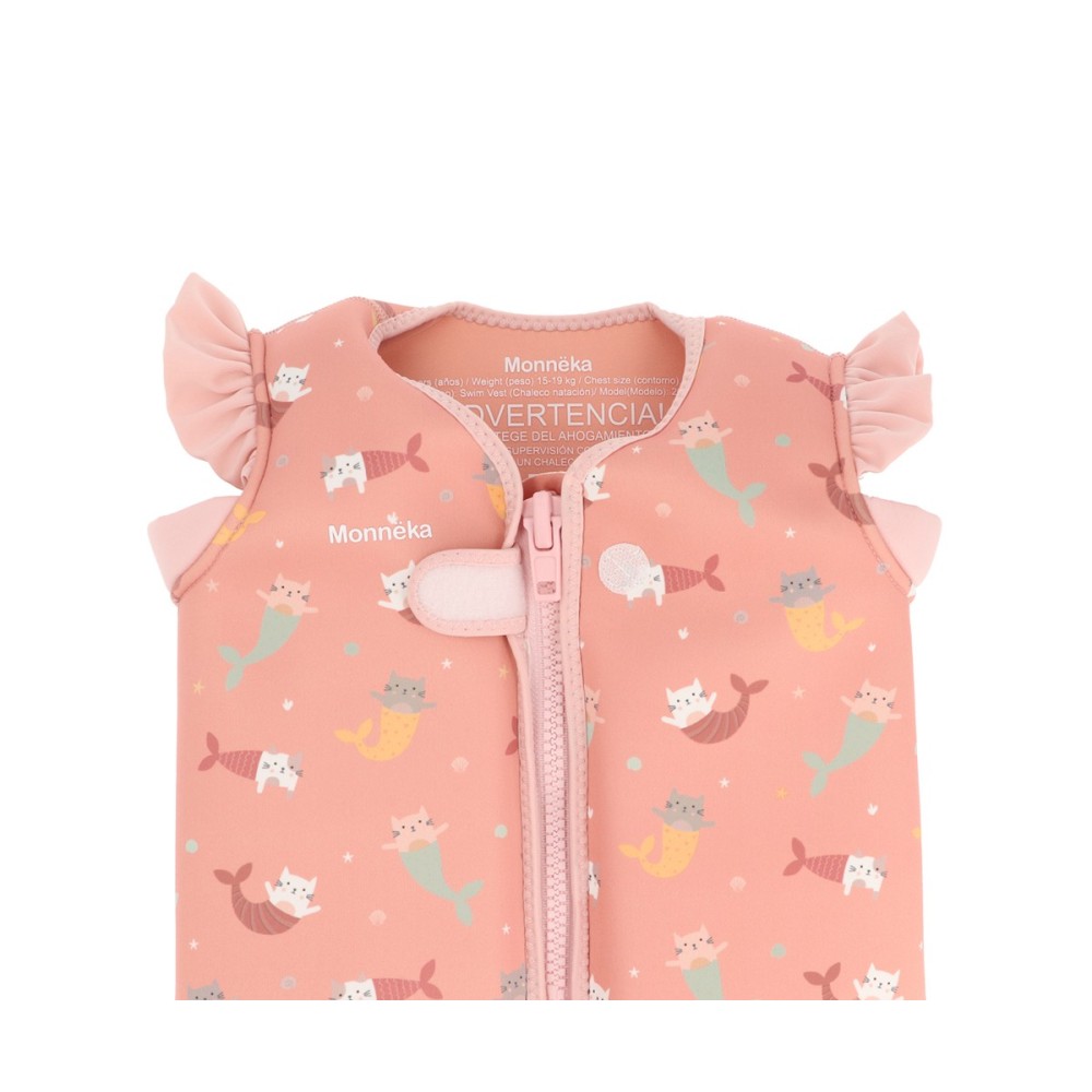 CHALECO FLOTADOR APRENDIZAJE MERMAID CATS