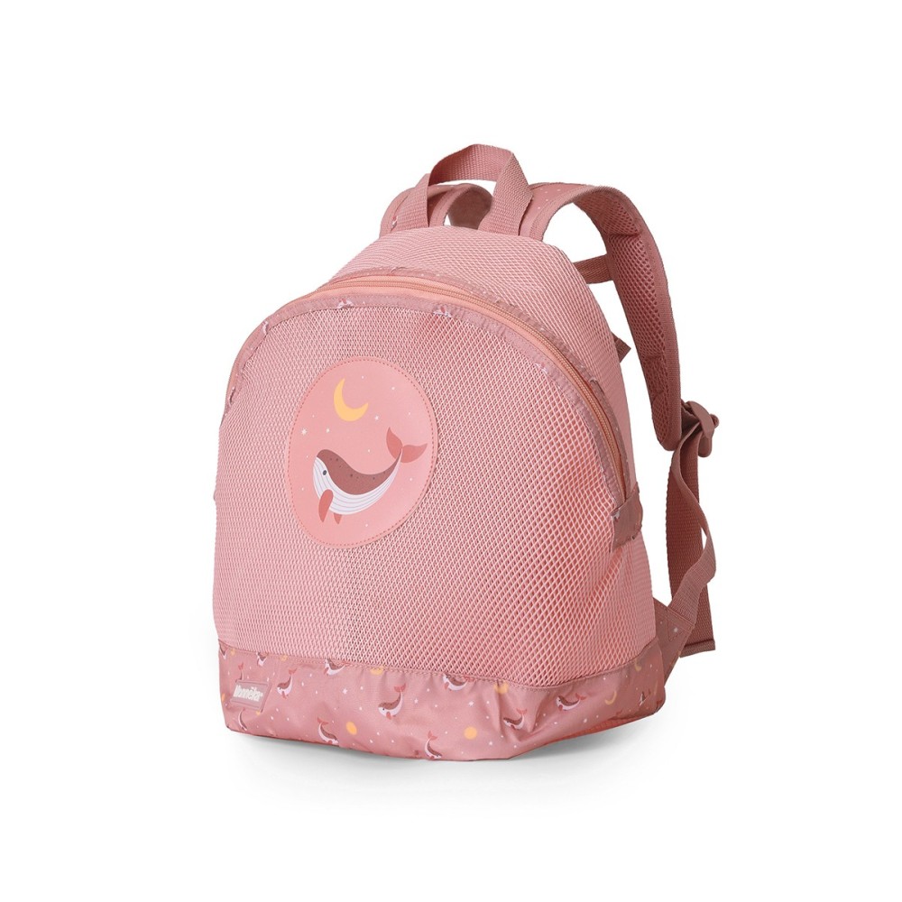 MOCHILA INFANTIL ANTIARENA WHALE PINK 2