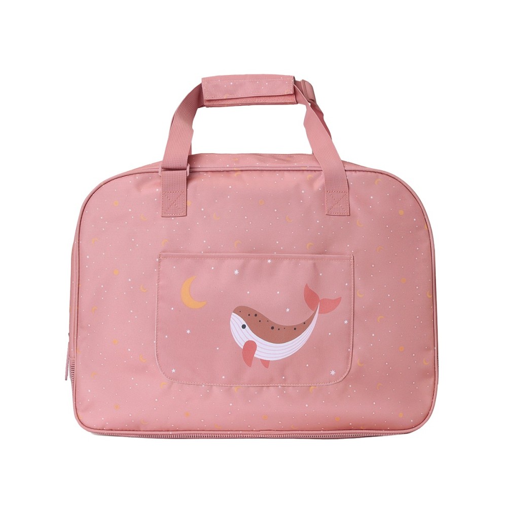 BOLSO DE PLAYA ANTIARENA WHALE PINK