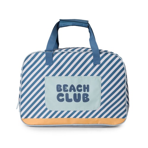 BOLSO DE PLAYA ANTIARENA STRIPE BLUE BEYOND
