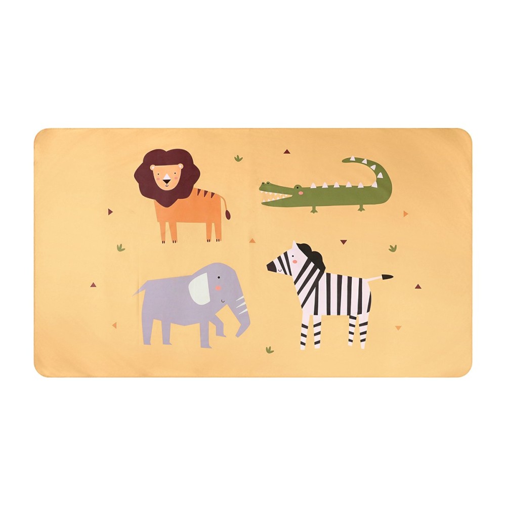 TOALLA PLAYA MICROFIBRA WILD ANIMLAS