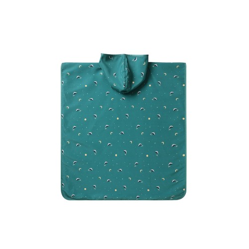 PONCHO DE PLAYA MONNEKA WHALE TEAL