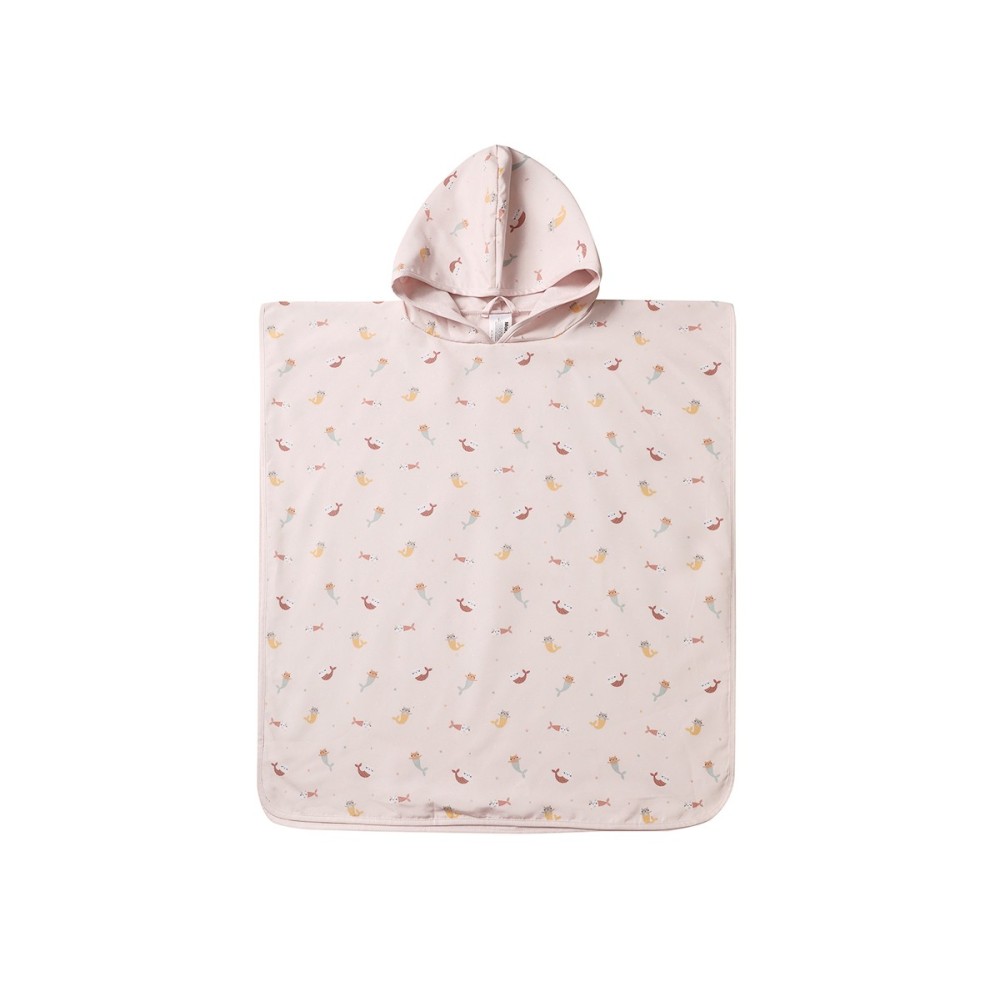PONCHO DE PLAYA MONNEKA MERMAID CATS