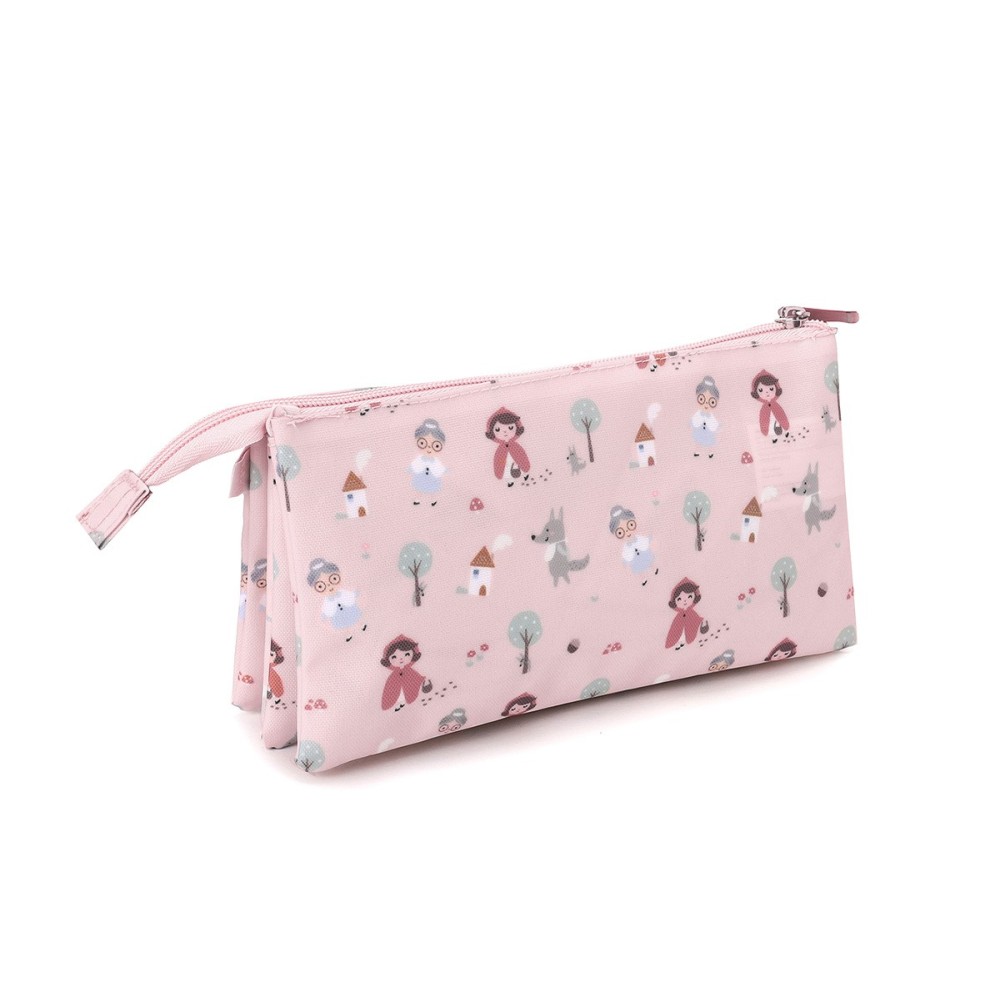 ESTUCHE 3 COMPARTIMENTOS LITTLE RED