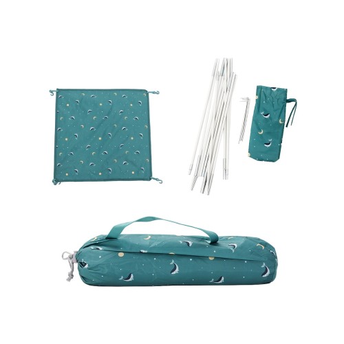 CARPA CON PROTECTOR ANTIMOSQUI WHALE TEAL
