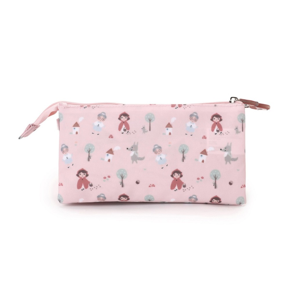 ESTUCHE 3 COMPARTIMENTOS LITTLE RED
