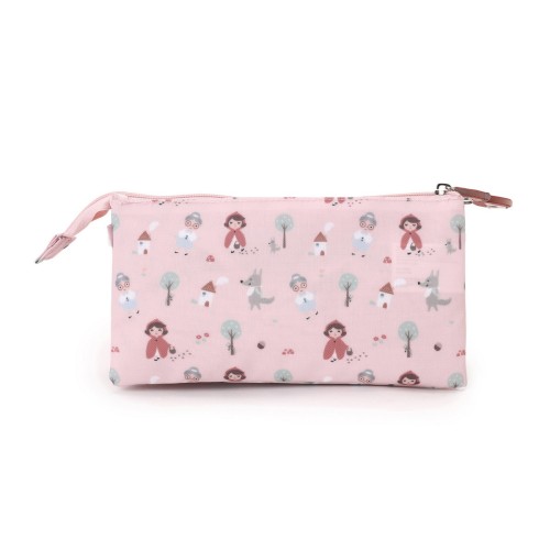 ESTUCHE 3 COMPARTIMENTOS LITTLE RED
