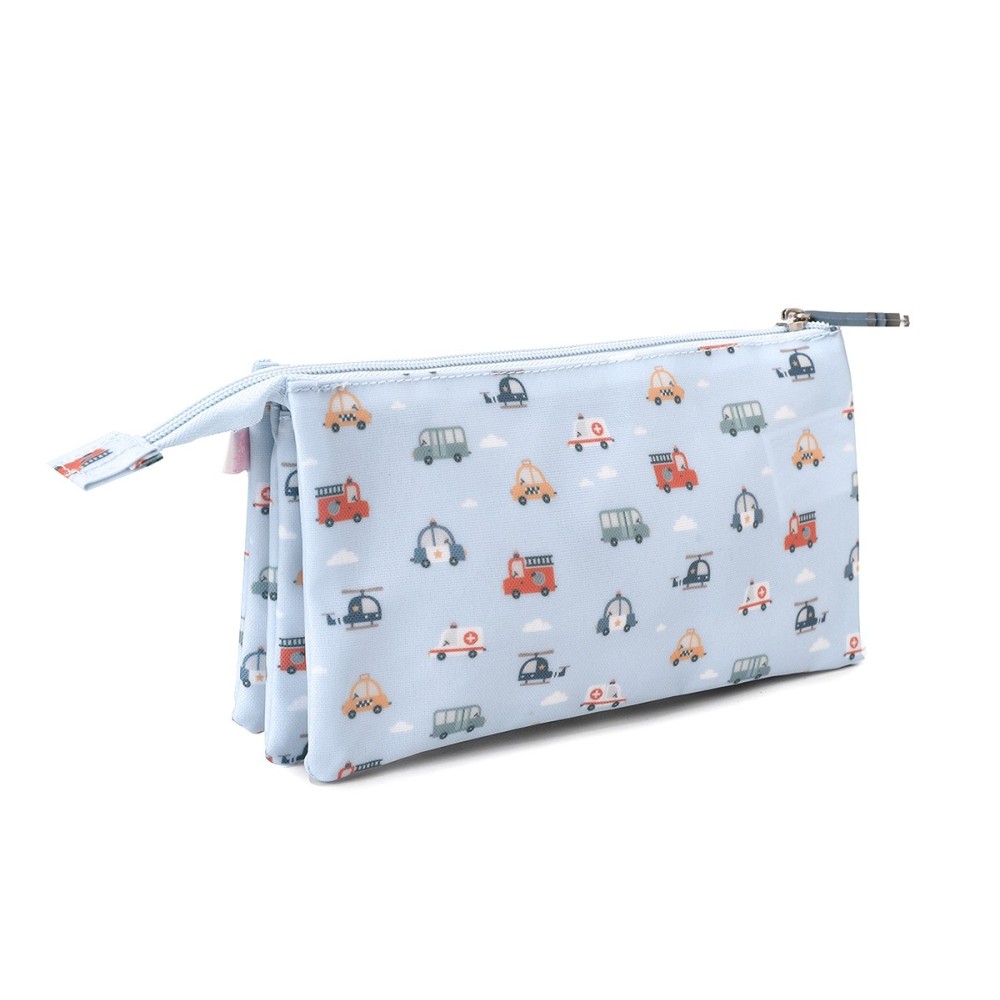 ESTUCHE 3 COMPARTIMENTOS CITY CARS
