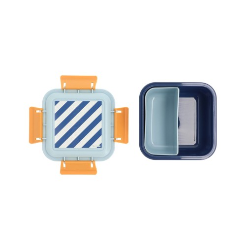 CAJA ALMUERZO GRANDE STRIPE BLUE BEYOND