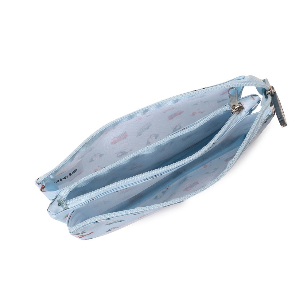 ESTUCHE 3 COMPARTIMENTOS CITY CARS 2