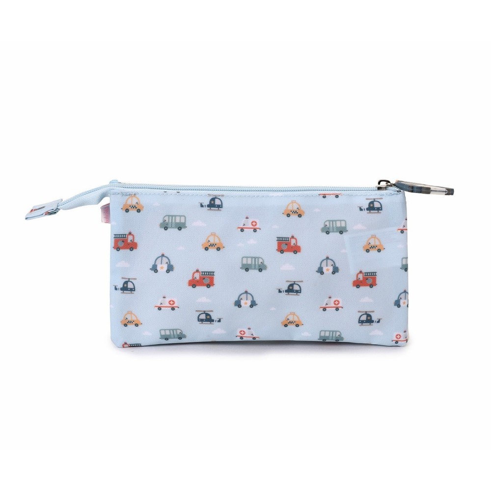 ESTUCHE 3 COMPARTIMENTOS CITY CARS