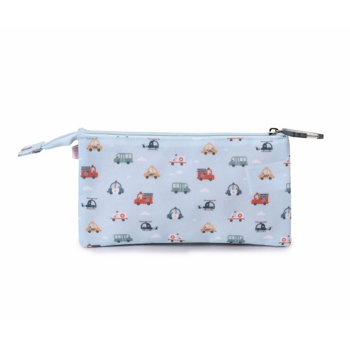 ESTUCHE 3 COMPARTIMENTOS CITY CARS