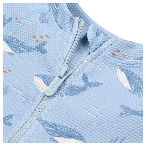 MONO BAÑO MANGA LARGA SPLASH AZUL