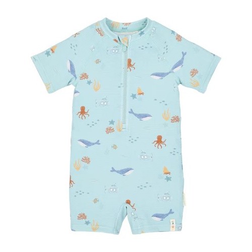 MONO BAÑO MANGA CORTA OCEAN FRIENDS