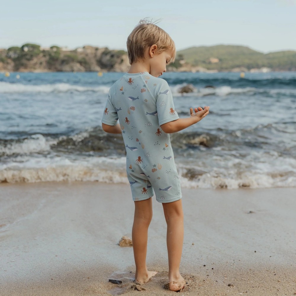 MONO BAÑO MANGA CORTA OCEAN FRIENDS