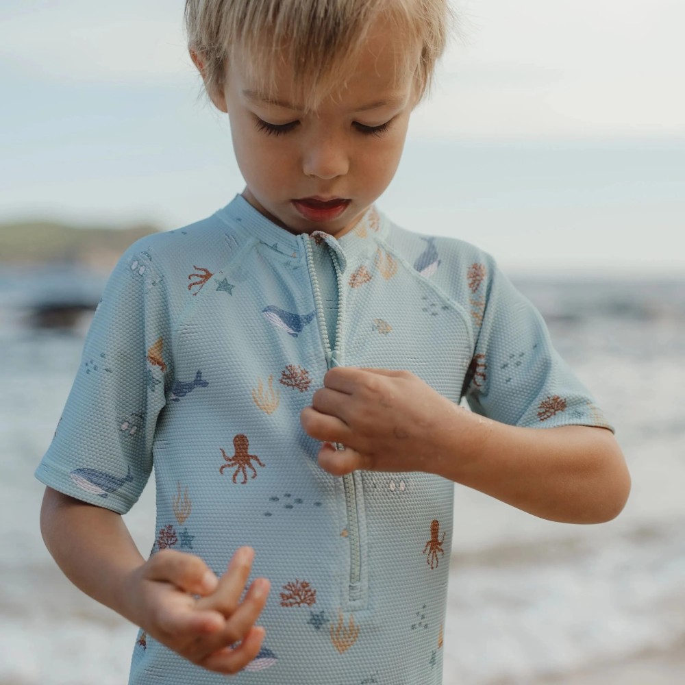 MONO BAÑO MANGA CORTA OCEAN FRIENDS